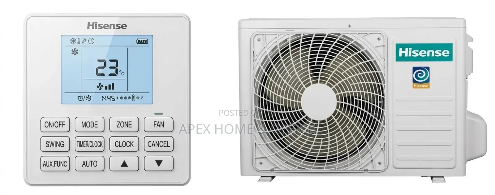 Hisense Duct Air Conditioner 48000 Btu Inverter