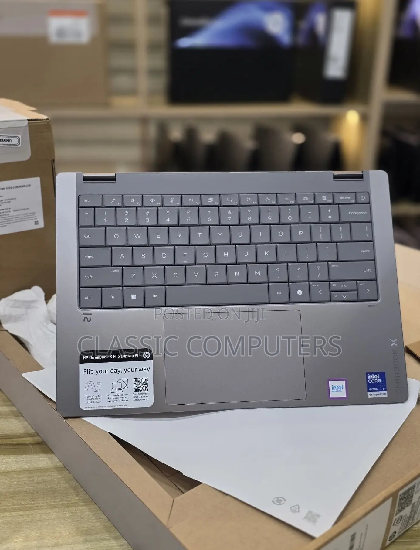 New Laptop HP OmniBook X Flip 14" 16GB Intel Core Ultra 7 SSD 1T