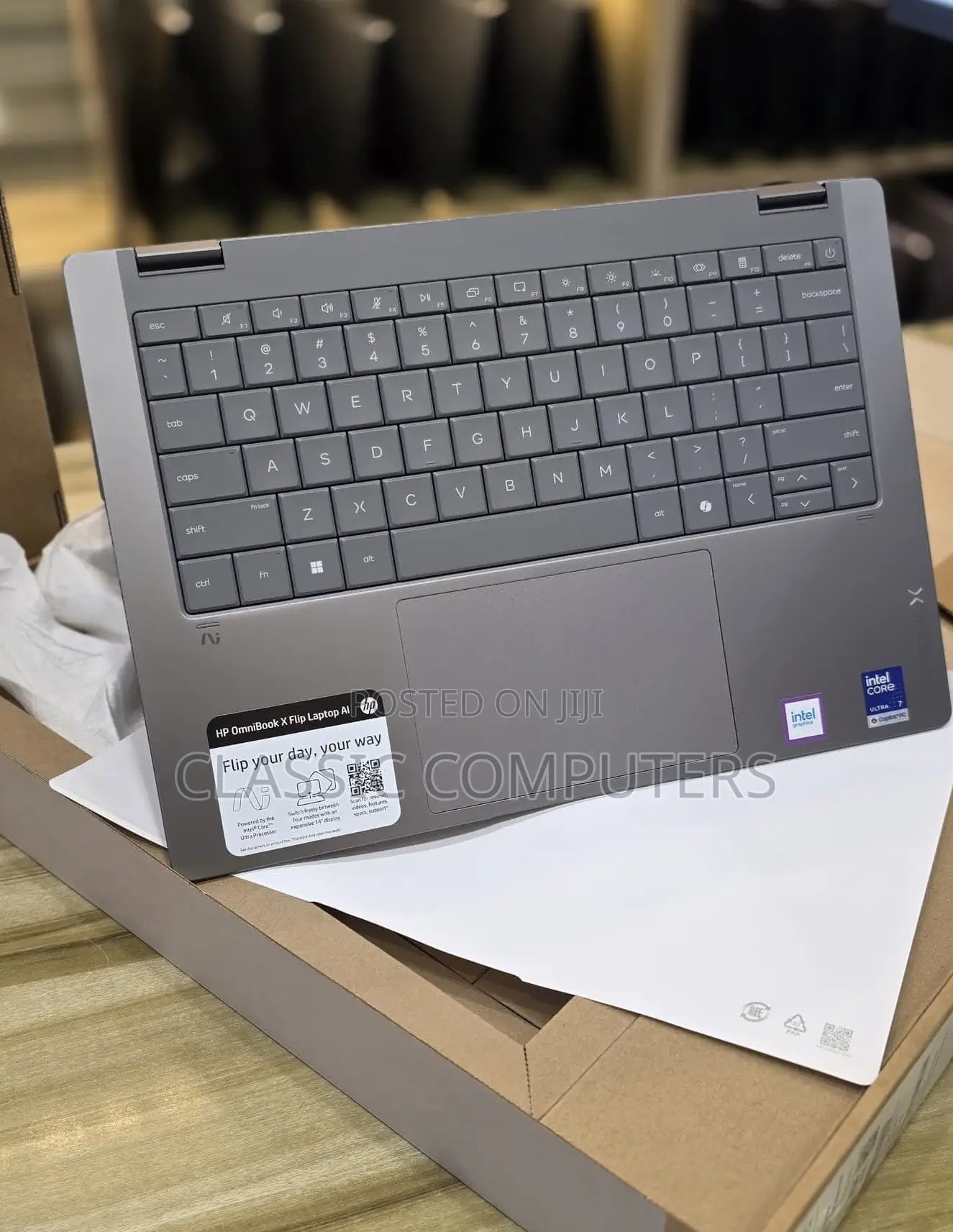 New Laptop HP OmniBook X Flip 14" 16GB Intel Core Ultra 7 SSD 1T