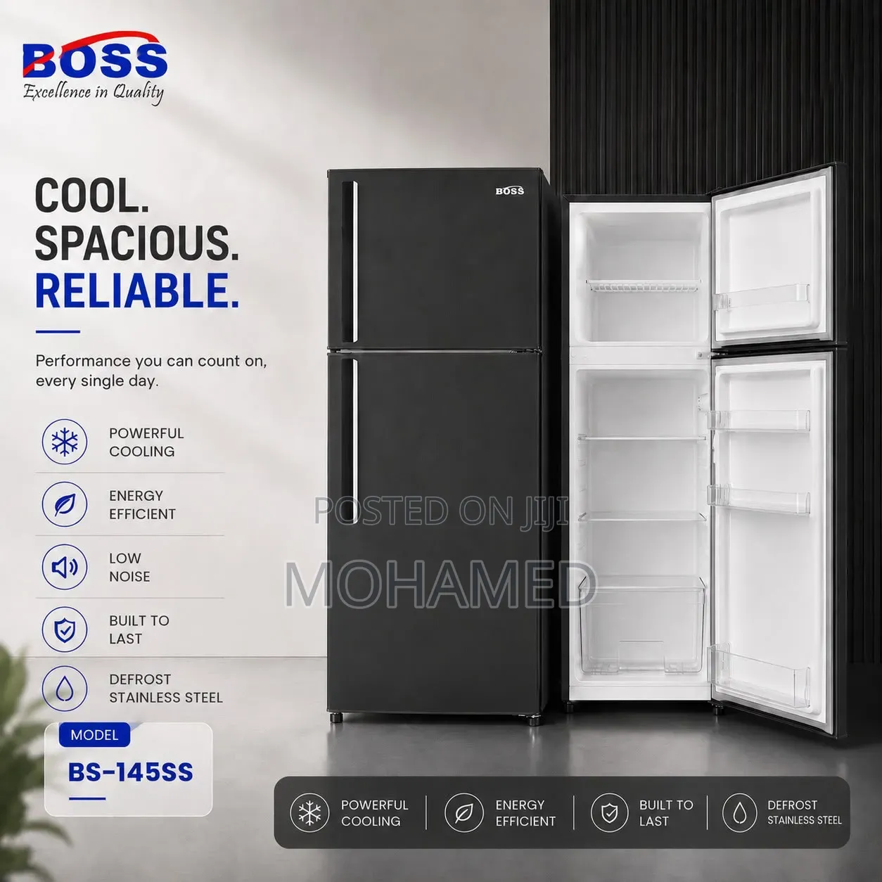  Boss Fridge Bs-145ss 
