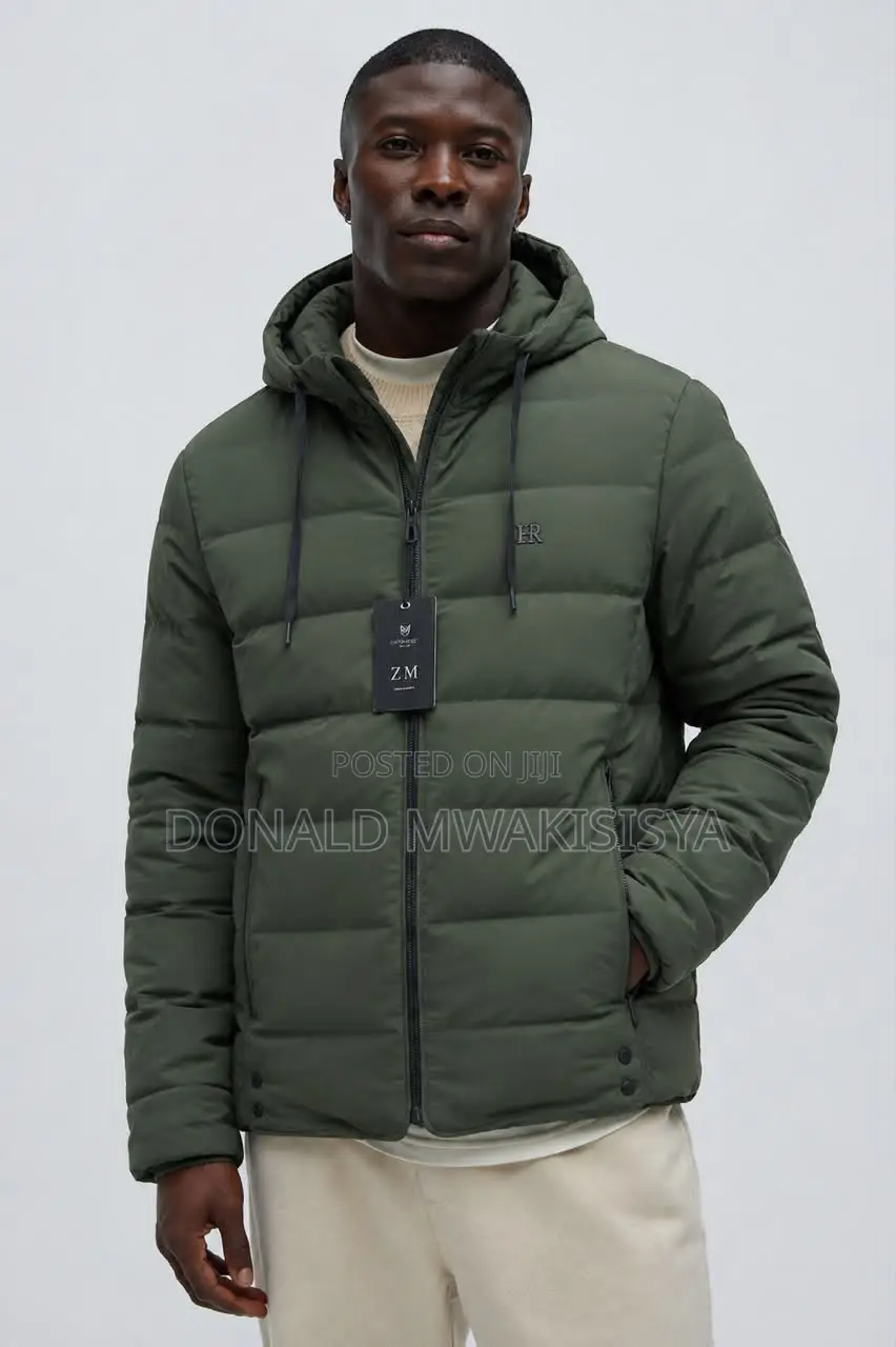 *Puffer Jacket With Hood - Premium Quality*
