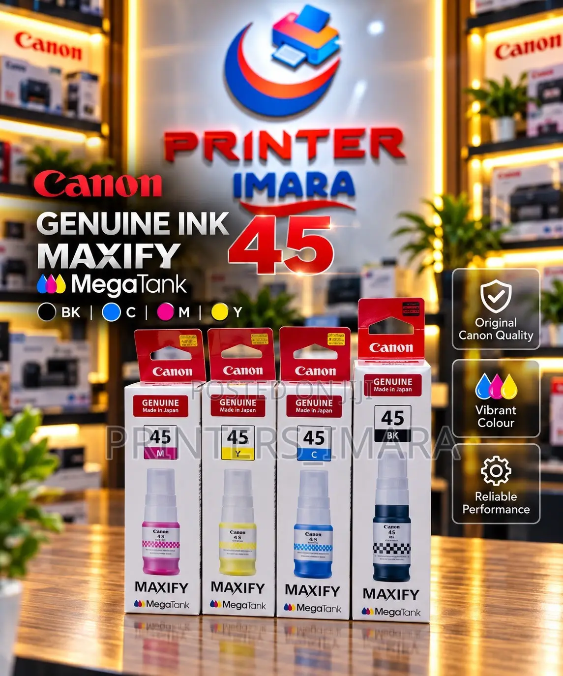 Canon Maxify Genuine Ink 45 — Original Quality,