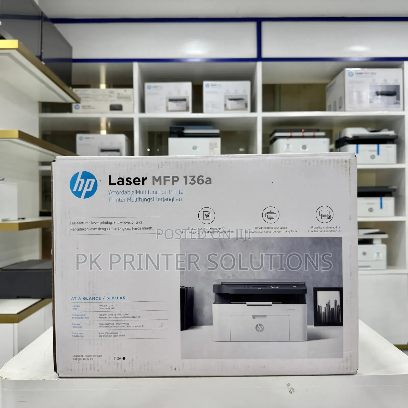 Printer - HP - Laserjet -136a-Black&white
