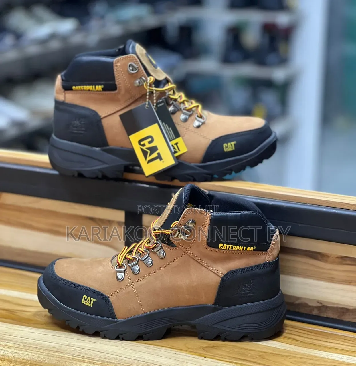 CAT (Caterpillar) Leather Work & Outdoor Boots