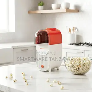 Porodo Hot Air Popcorn Maker, 1200W Power 60g Kernel Capacity Oil-Free