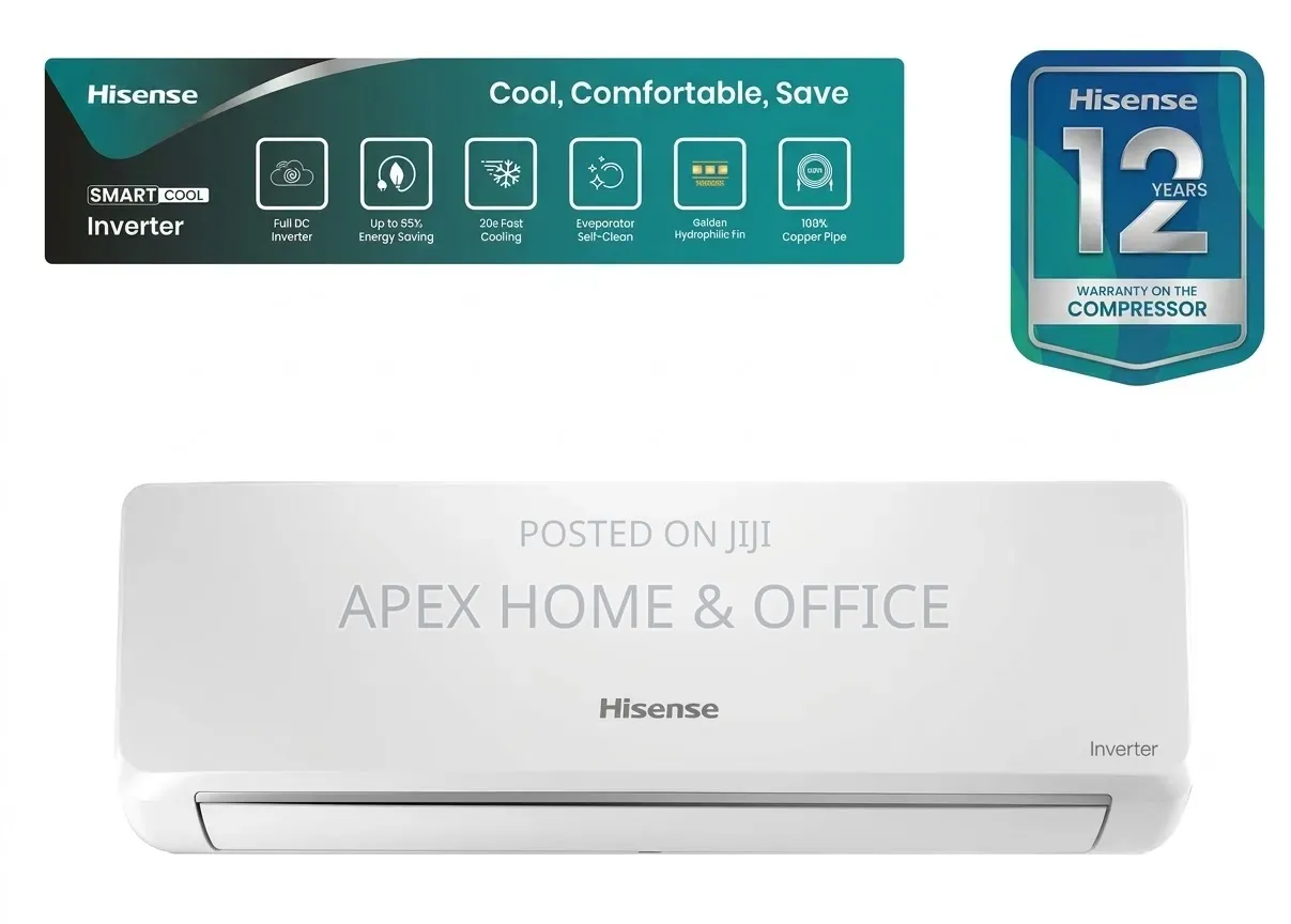 Hisense Rac Split a/C Btu 12000 Wifi Inverter Expert