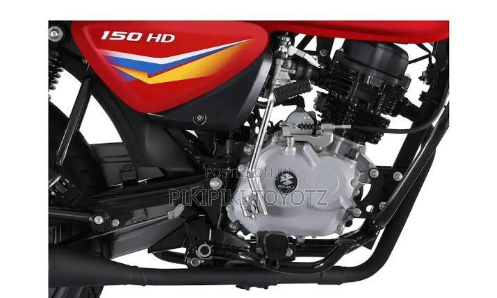 New Bajaj Boxer 2025 Red