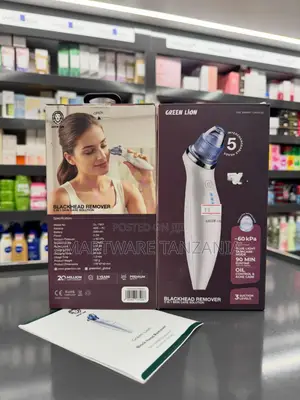 Green Lion Blackhead Remover 5 in 1 Skin Care Device, 60 kPa, USB-C