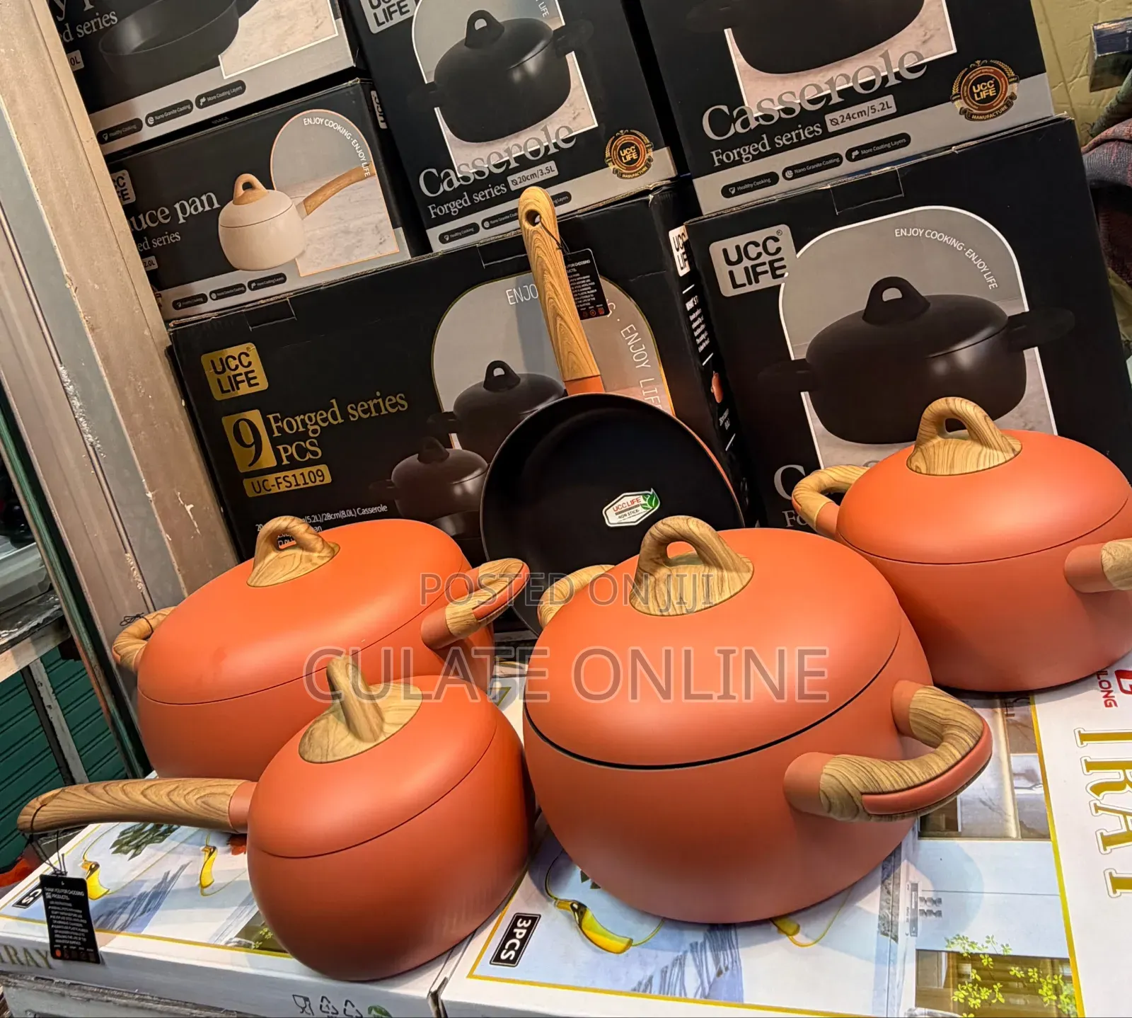 9pcs Ucc Life Non-Stick Cookware Set - 3