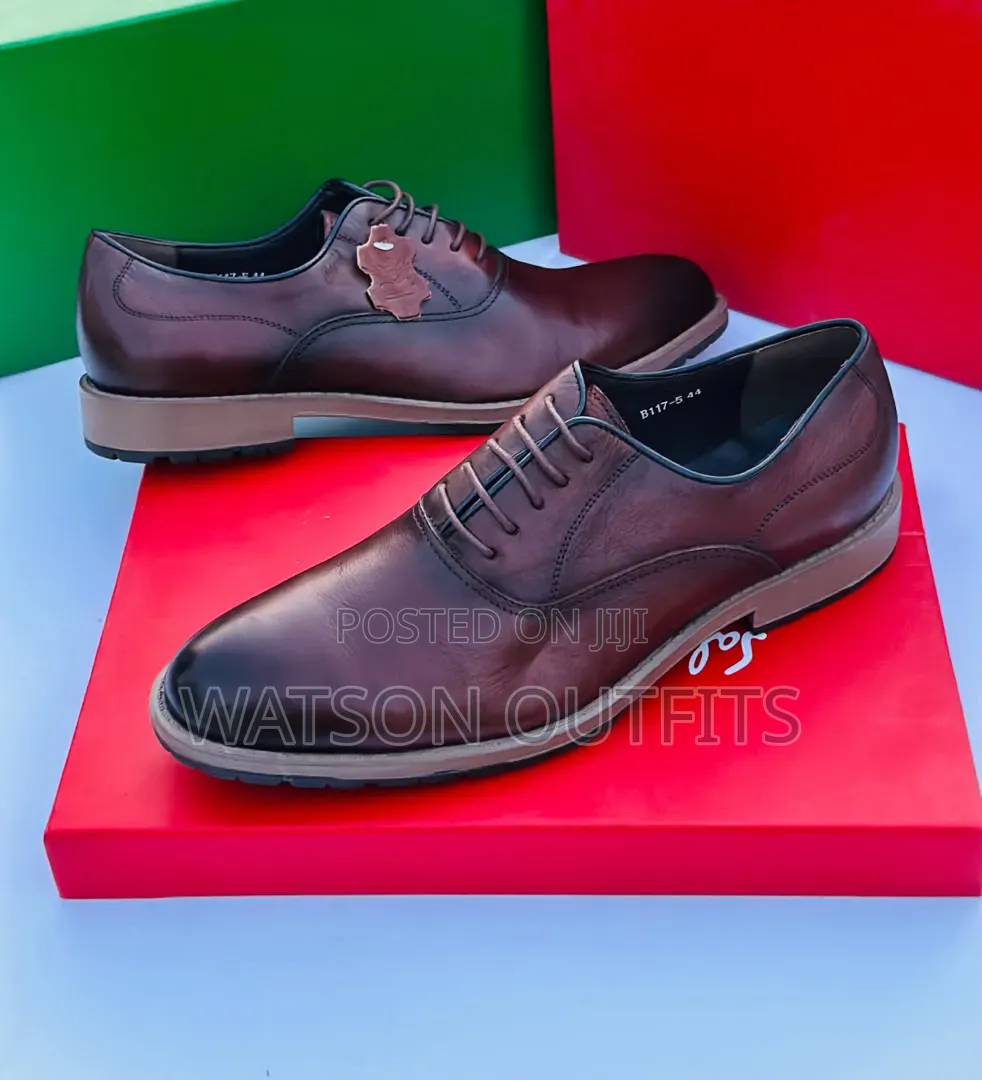Bellonar Design 2 Colours Men's Leather Mocca Shoes