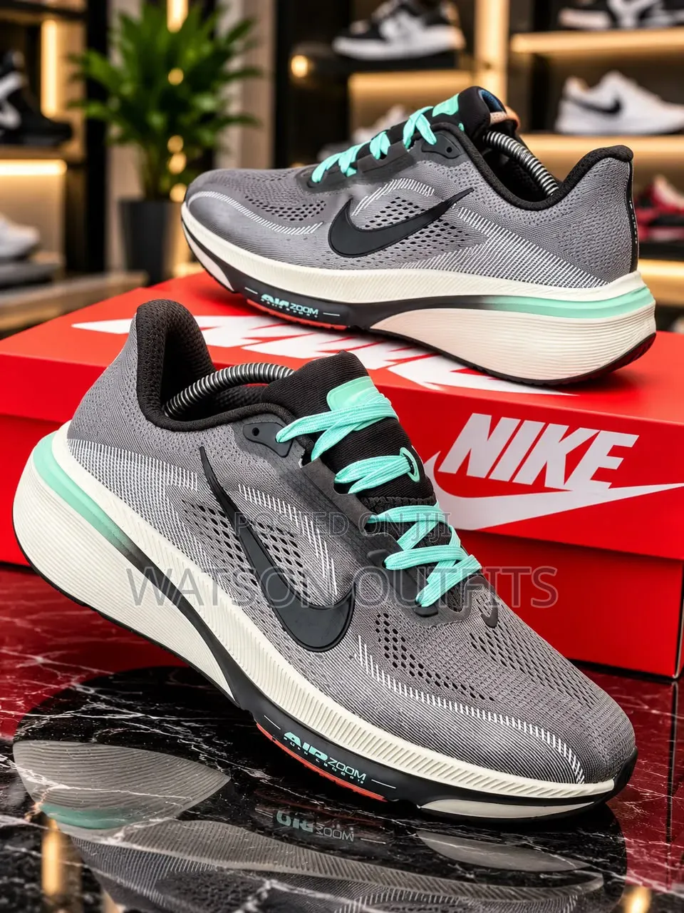 Leather Sneaker Shoes Pegasus 42 Nike for Men's and Women's