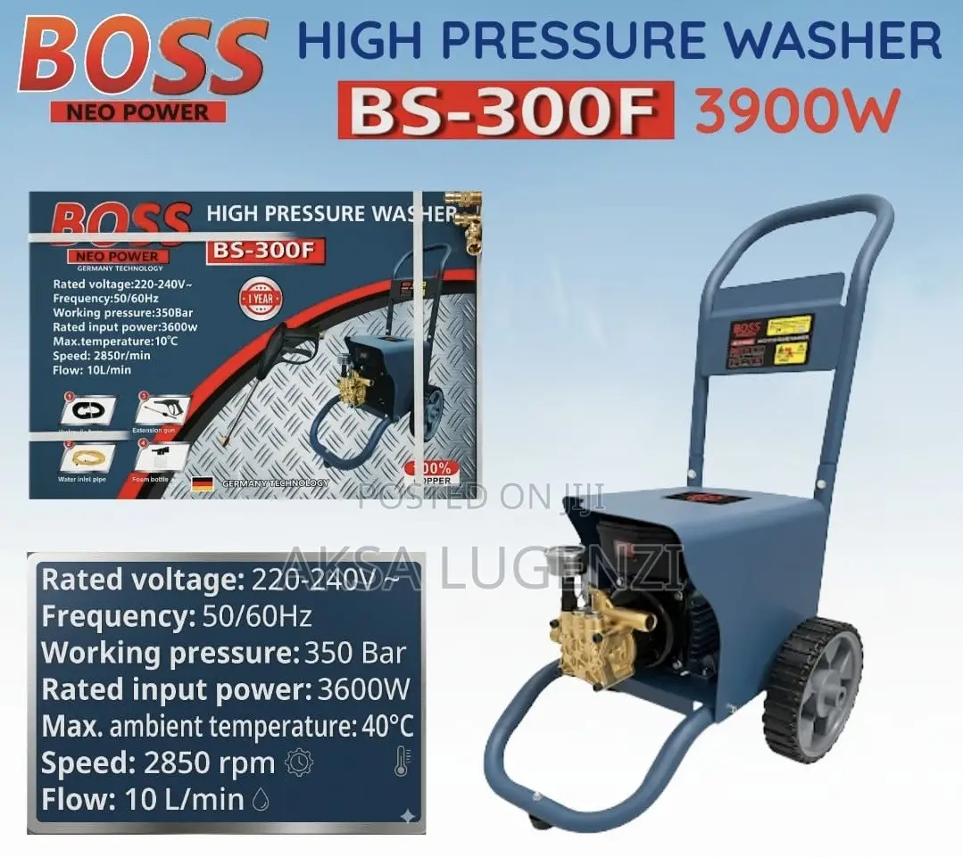 Boss High Pressure Washer 3900w