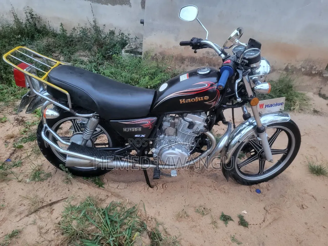 Haojue HJ125-22A 2025 Black