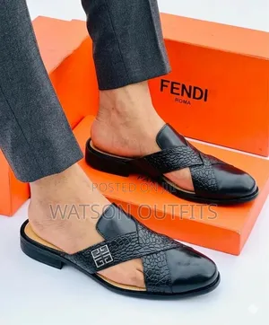 Open Footwears or Shoes or Mules Fendi Design