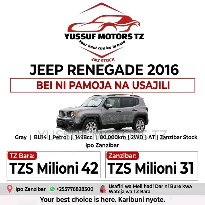 Jeep Renegade 2016 Gray