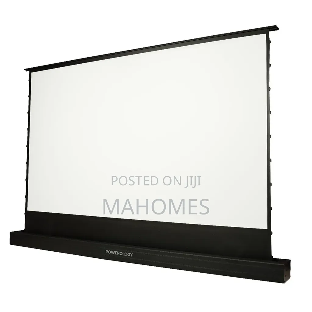 Powerology 100 Motorised Projection Screen White