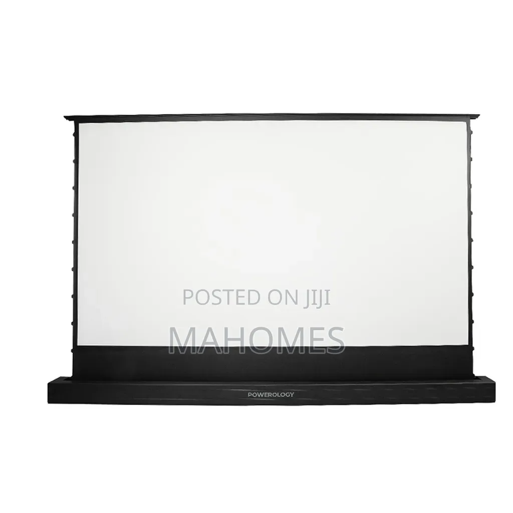 Powerology 100 Motorised Projection Screen White