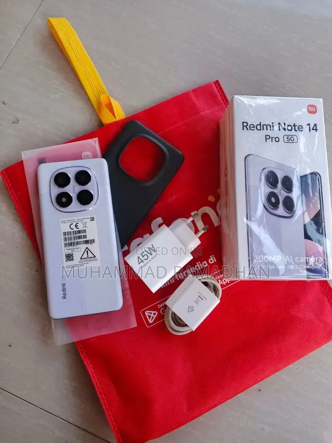 New Xiaomi Redmi Note 14 Pro 5G 256 GB White
