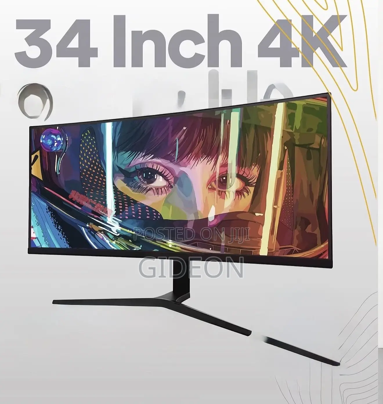 Porodo Pdx524 34” Inches Curved Monitor