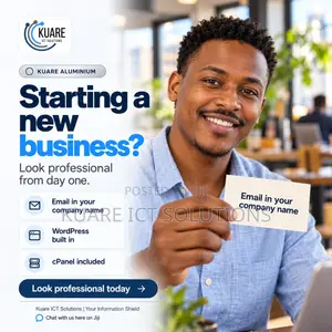 Web Hosting + Domain .co.tz + Business Email | Aluminium 120k/Year