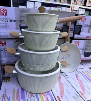 5pcs UCC LIFE Granite Cookware Set