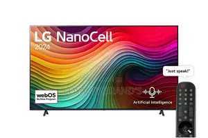 55 Inch LG NanoCell NANO80 4K Smart TV AI Magic Remote HDR10 webOS24