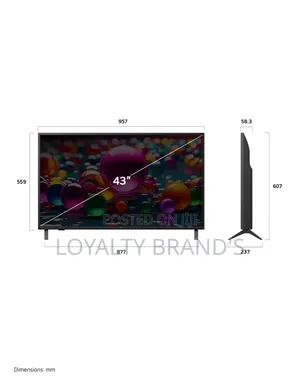 43 Inch LG Uhd Ai Ua80 4k Smart TV Hdr10 Webos25 2025