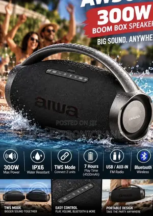 Aiwa Portable Speaker 300W Big Quality Sound