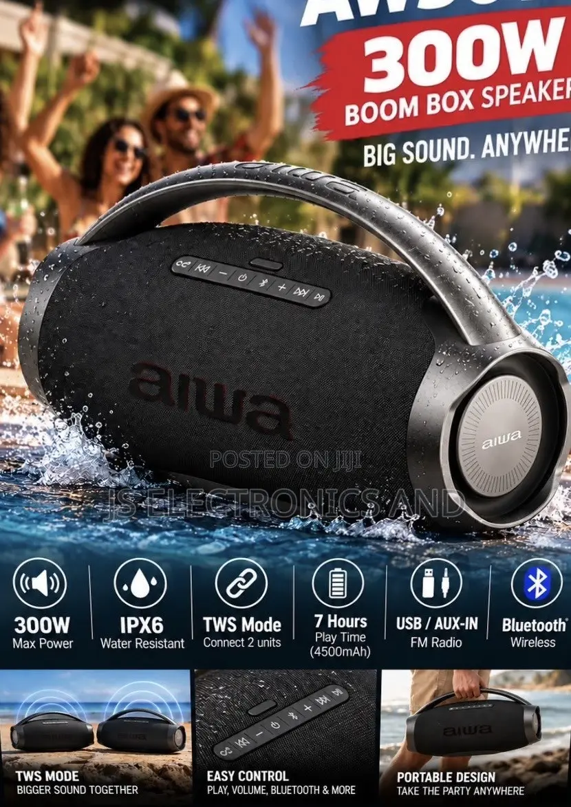 Aiwa Portable Speaker 300W Big Quality Sound