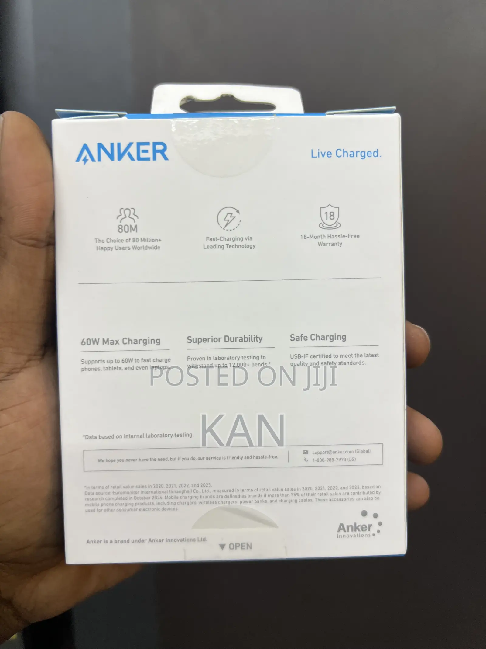 Anker Cable 60w 6ft