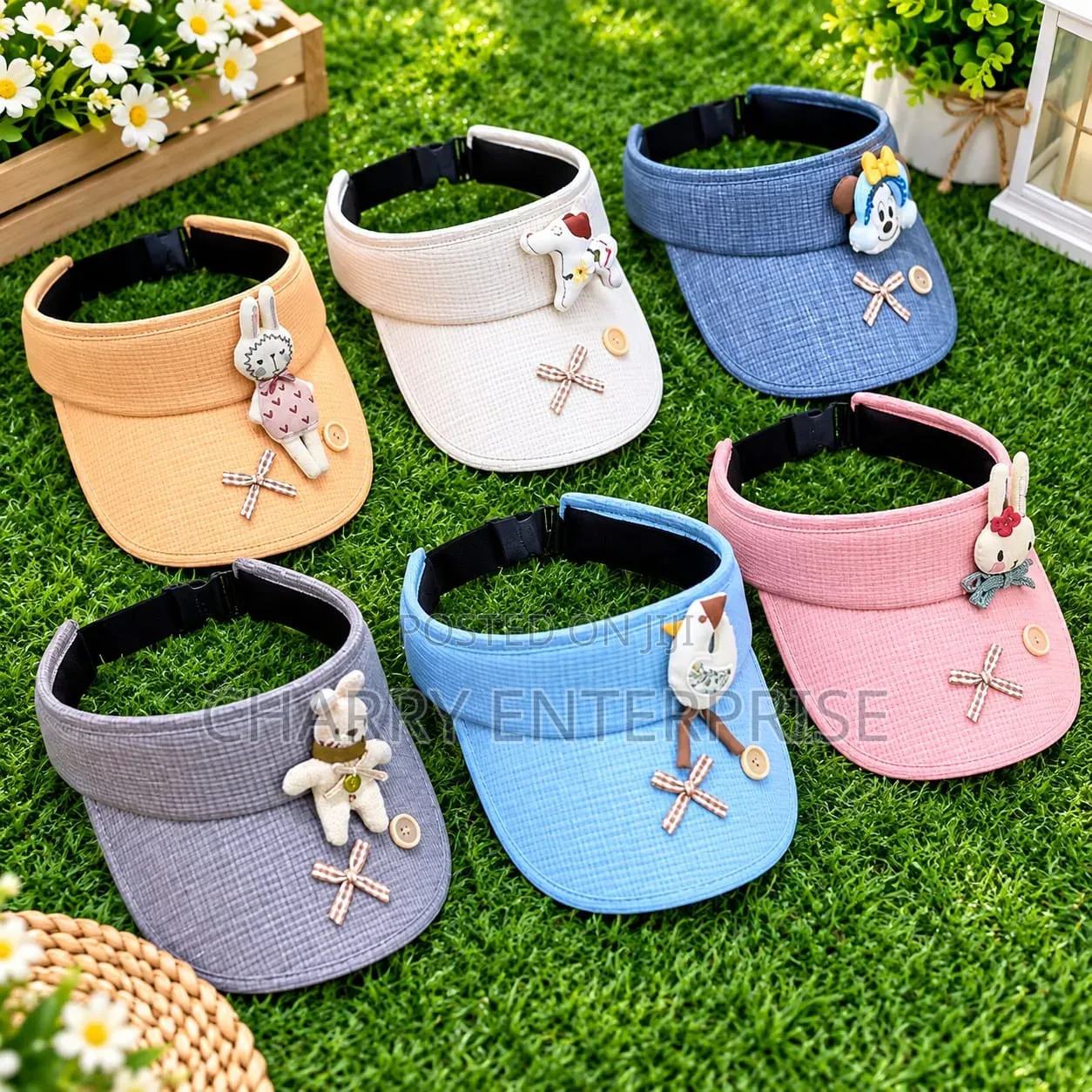 Stylish Sun Visor Hat Cap Kofia Nzuri Za Kike