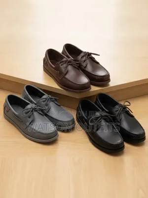 Men's Leather Shoes in Sebago Design Multicoloured