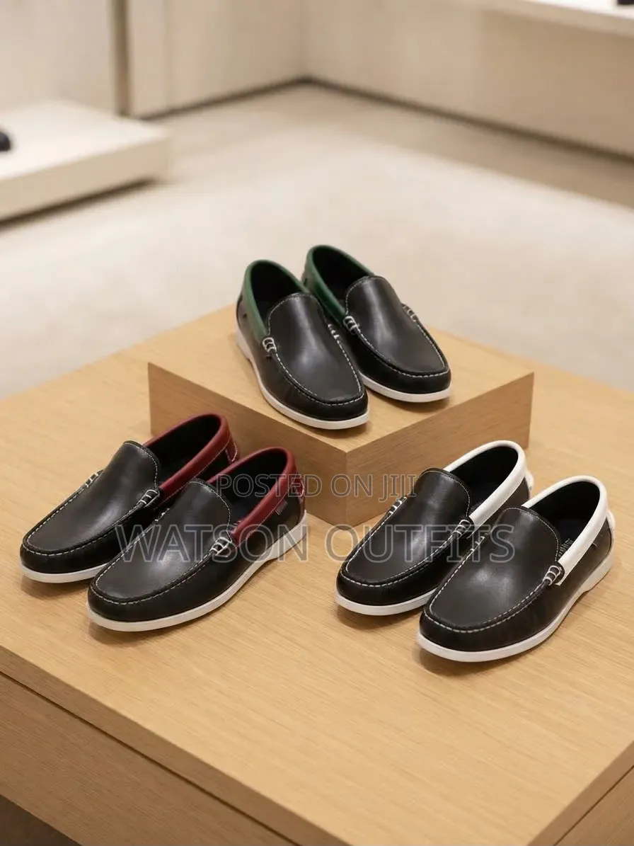 Men's Leather Shoes in Sebago Design Multicoloured