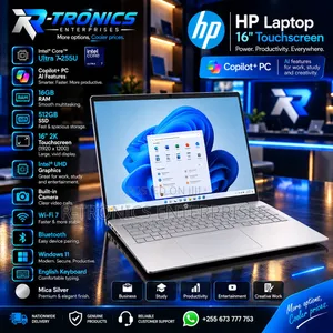 New Laptop HP OmniBook 3 16GB Intel Core Ultra 7 SSD 512GB