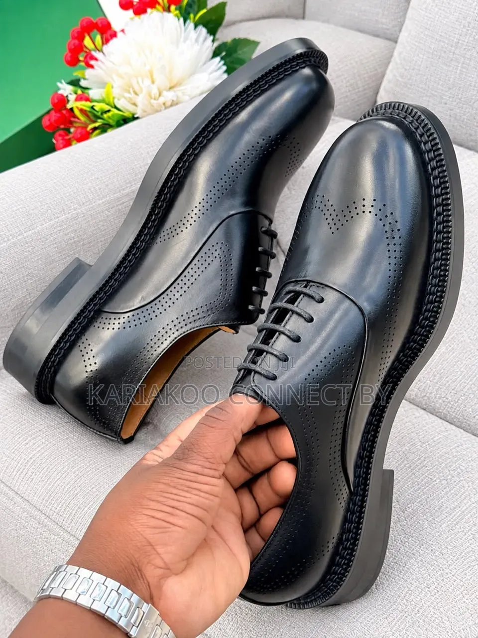 Men's Classic Leather Formal Oxford Shoes