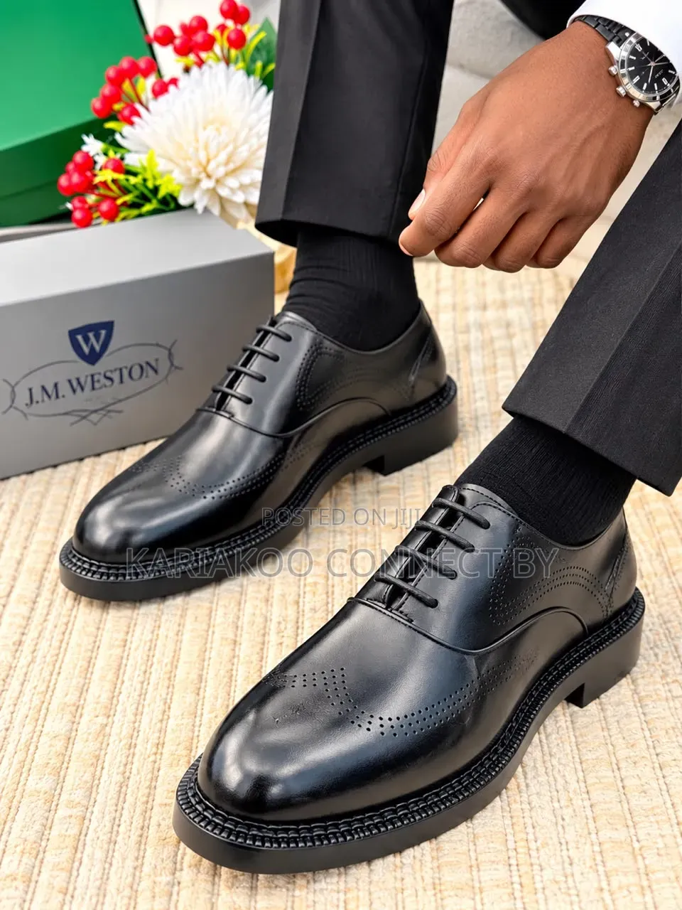 Men's Classic Leather Formal Oxford Shoes