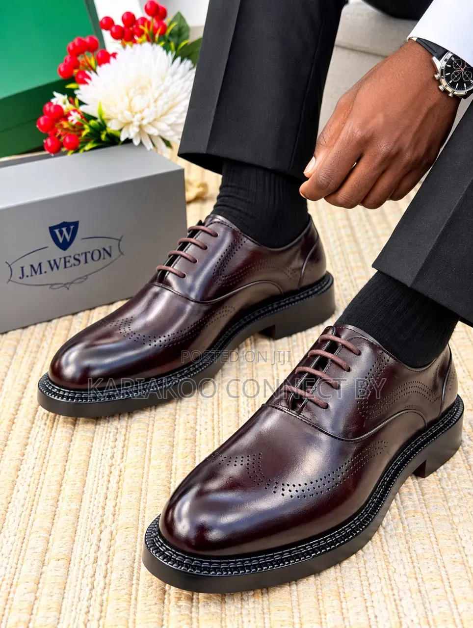 Men's Classic Leather Formal Oxford Shoes