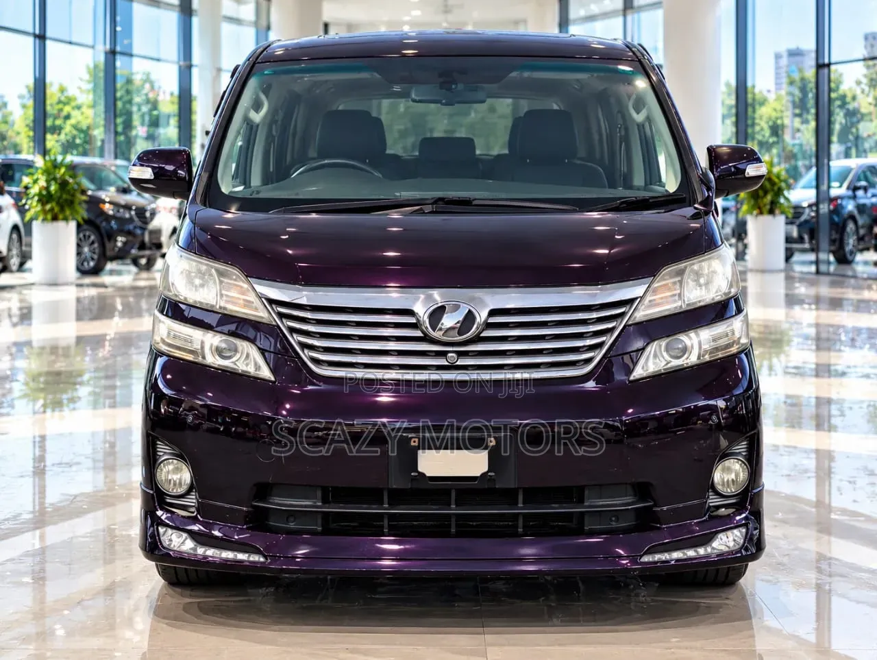 Toyota Vellfire 2008 Maroon