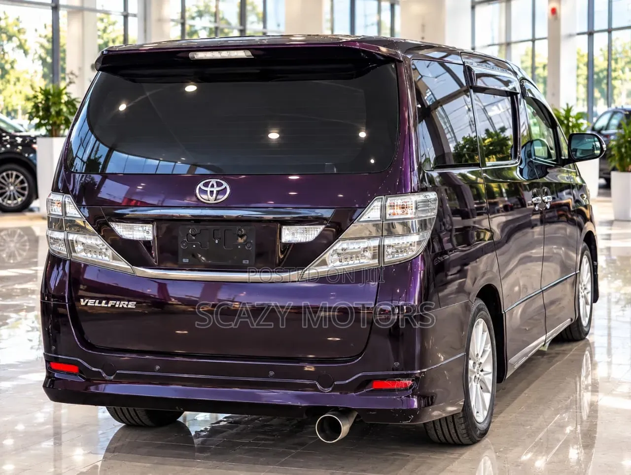 Toyota Vellfire 2008 Maroon