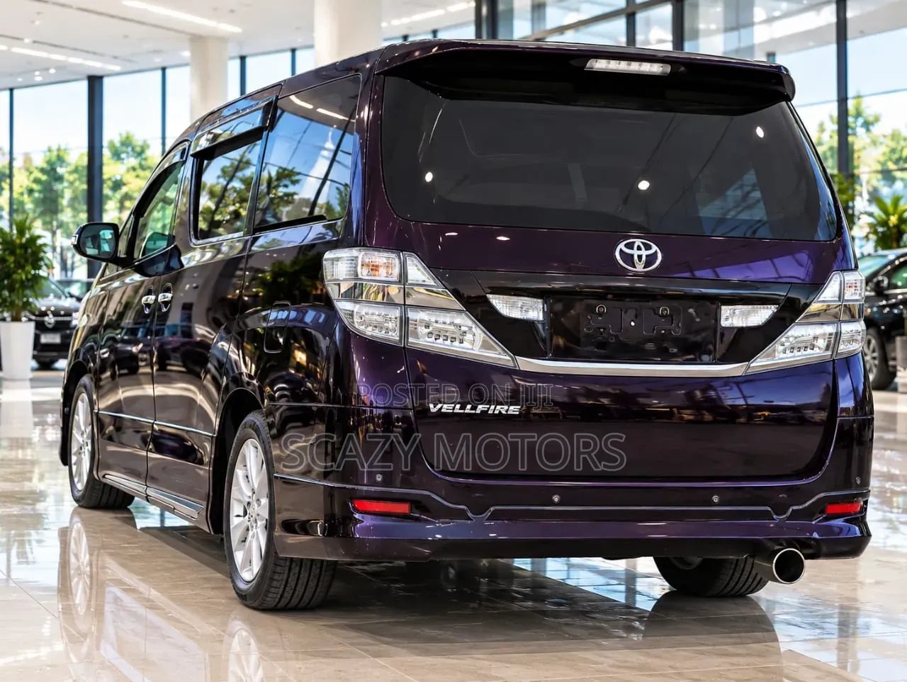 Toyota Vellfire 2008 Maroon