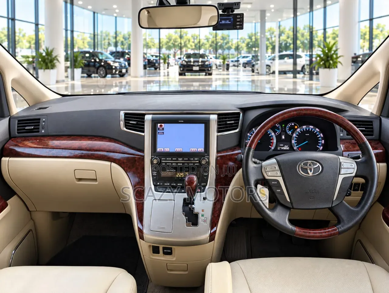 Toyota Vellfire 2008 Maroon