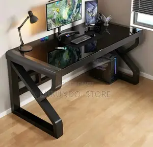 Good Quality Black Gaming Table With Chair Size 120*70*75cm