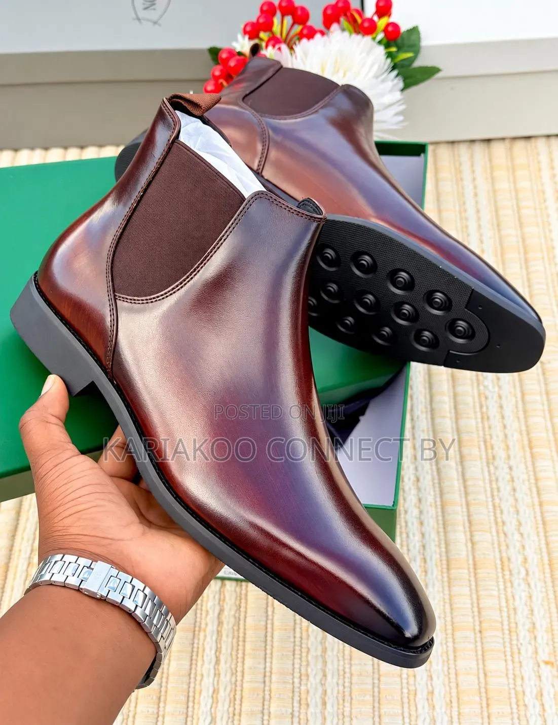 Executive Men's Ankle Chelsea Boots