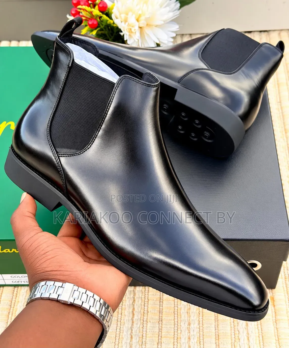 Executive Men's Ankle Chelsea Boots