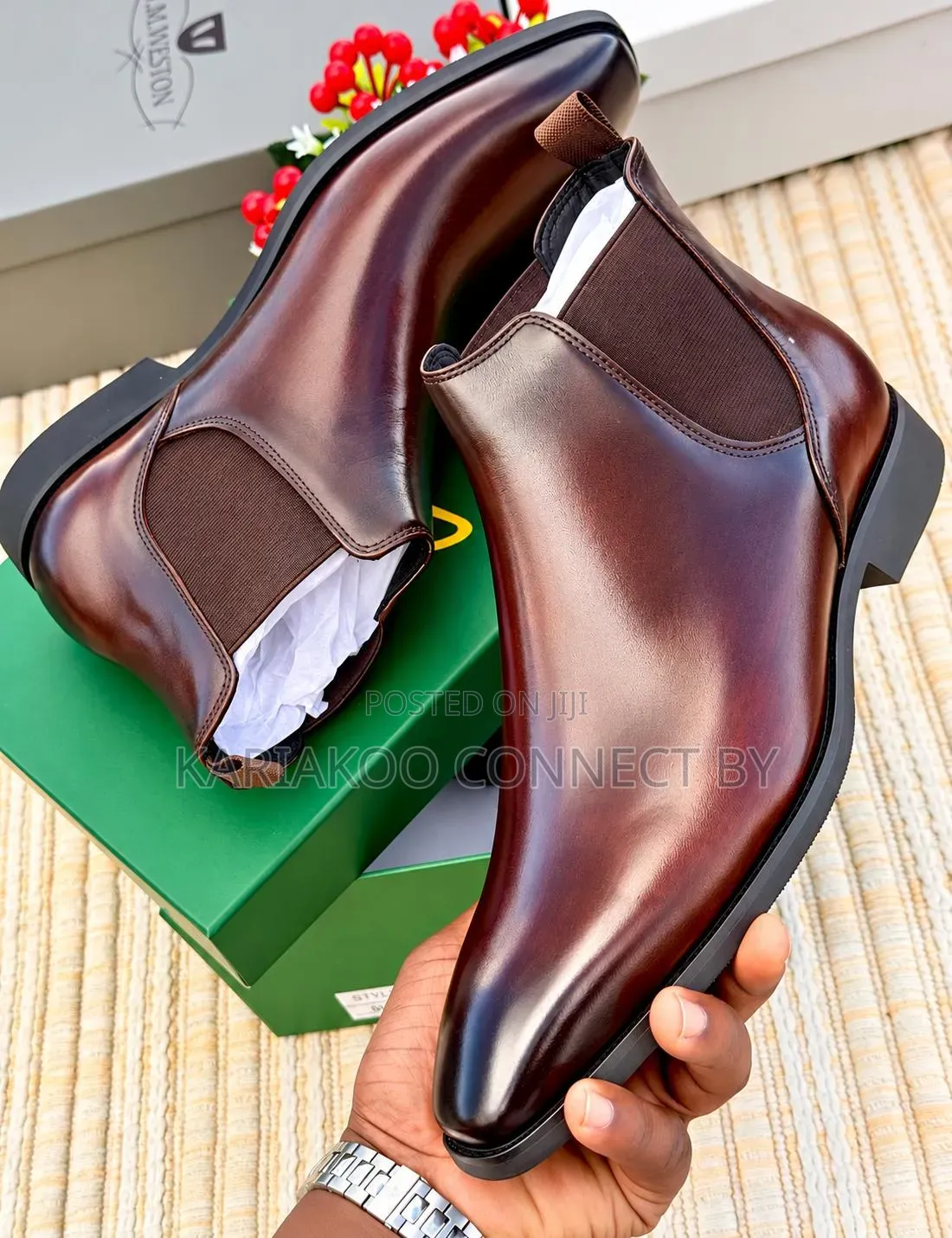 Executive Men's Ankle Chelsea Boots