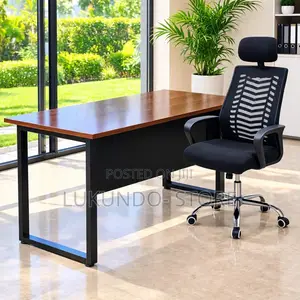 Office Table With Chair Size 120*70*75cm