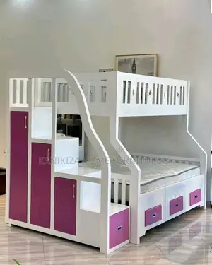 Kitanda Cha Double Decker Size 5/6 Na 4/6