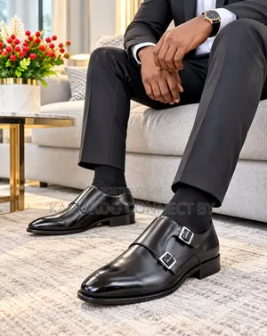 Men's Luxury Double Monk Strap Official Shoes
