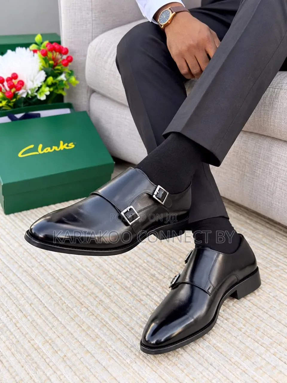 Men's Luxury Double Monk Strap Official Shoes