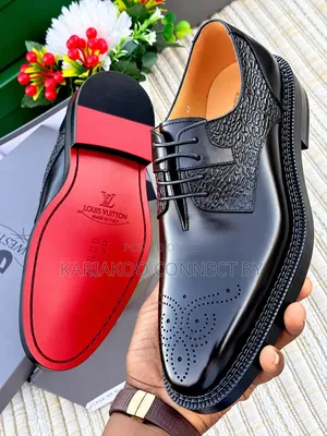 ​Louis Vuitton Men's Executive Brogue Medallion Derby Shoes